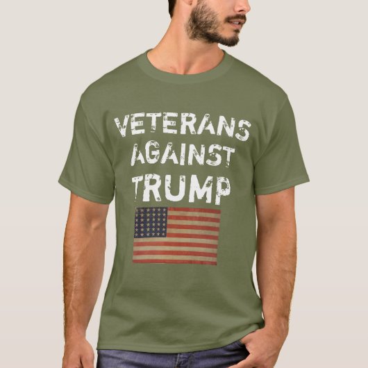 Veteranen gegen Trump-T - Shirt (Vorderseite)