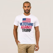 Veteranen gegen Trump T-Shirt (Vorne ganz)