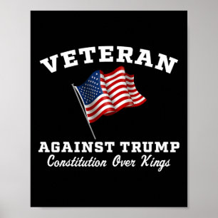 Veteranen gegen Trump-Verfassung über Könige Poster
