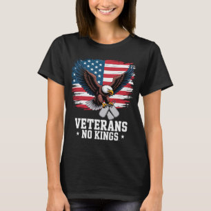 Veteranen Keine Könige Amerikanischer Adler T-Shirt