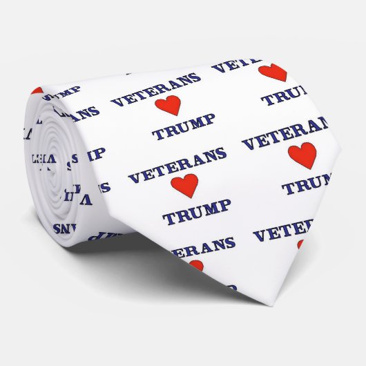 Veteranen Liebe Trump Krawatte (Gerollt)