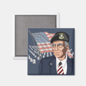Veteranen Magnet (Vorderseite/Rückseite)