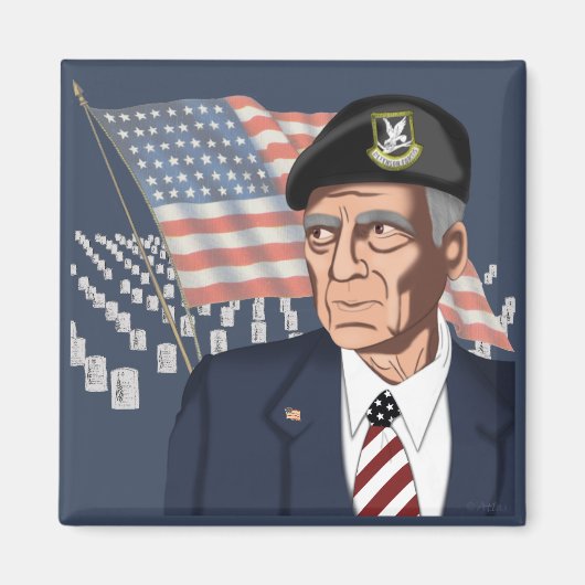 Veteranen Magnet (Vorne)