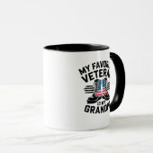 Veteranen meinen Lieblingsveteranen-Großvater Tasse (VorderseiteRechts)