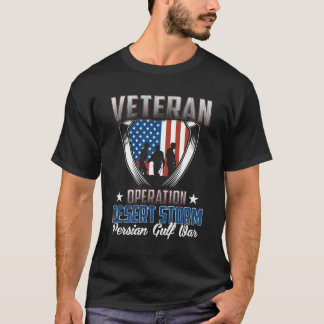 Veteranen-Operations-Wüstensturm-Golfkrieg T-Shirt