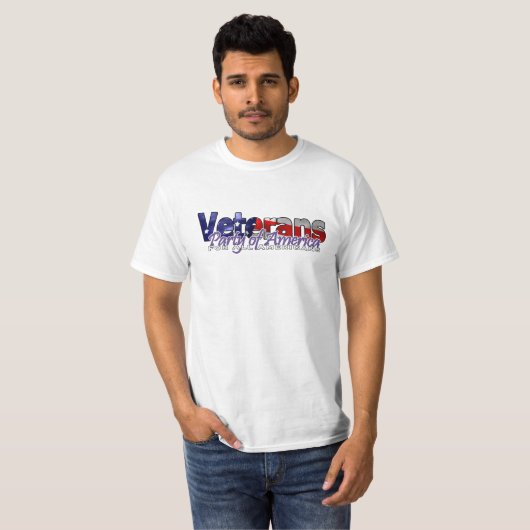Veteranen-Party von Amerika oder T-Shirt (Vorne ganz)