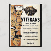 Veteranen Postkarte (Vorderseite)