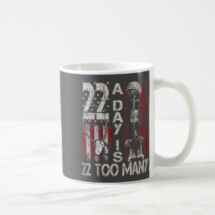 Veteranen-Selbstmord-Bewusstseins-Schleife 22 Am T Kaffeetasse