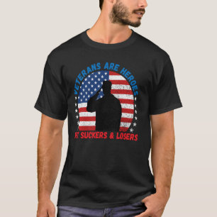 Veteranen sind Helden nicht Suckers & Losers Pro V T-Shirt