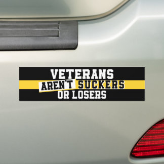 Veteranen sind keine Schläger oder Verlierer gegen Autoaufkleber