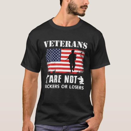 Veteranen sind keine Schläger oder Verlierer im Sh T-Shirt (Vorderseite)