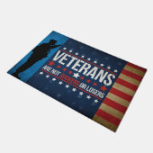 Veteranen sind keine Sucker oder Verlierer Biden H Fußmatte (Schrägansicht)