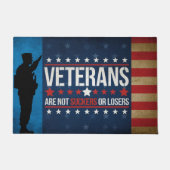 Veteranen sind keine Sucker oder Verlierer Biden H Fußmatte (Vorderseite)