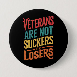 Veteranen sind keine Trottel oder Verlierer Trump- Button