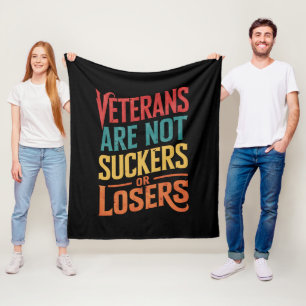 Veteranen sind keine Trottel oder Verlierer Trump- Fleecedecke