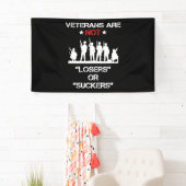 Veteranen sind keine Verlierer oder Sucker Banner (Insitu)