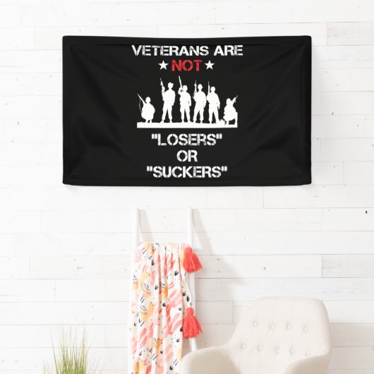 Veteranen sind keine Verlierer oder Sucker Banner (Insitu)