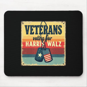 Veteranen stimmen für Harris Wheimer Mousepad