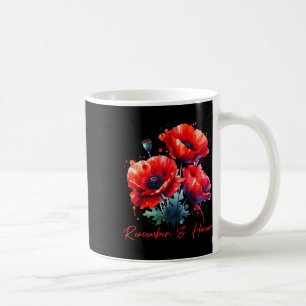 Veteranen Tag 2024 US-Gedenktag Roter Mohn Kaffeetasse