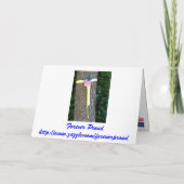 Veteranen-Tag, danke Militärgruß-Karte (Rückseite)