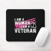 Veteranen-Tag der rosa Flagge der USA Mousepad (Mit Mouse)