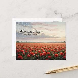 Veteranen-Tag - Ehrung aller, die gedient haben Postkarte