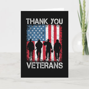 Veteranen-Tag-Geschenke Danke Veteranen Stolz Karte