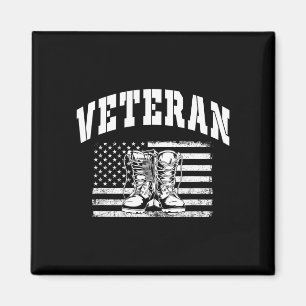 Veteranen-Tag Militär-Kampfstiefel Hundemarken Magnet