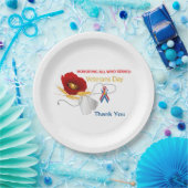 Veteranen-Tag Pappteller (Party)