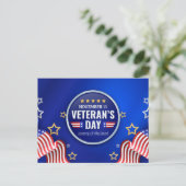 Veteranen-Tag Postkarte (Stehend Vorderseite)
