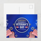 Veteranen-Tag Postkarte (Vorne/Hinten)