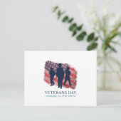 Veteranen-Tag Postkarte (Stehend Vorderseite)