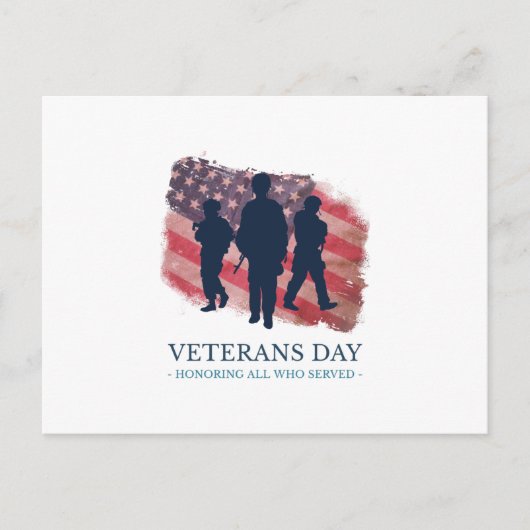 Veteranen-Tag Postkarte (Vorderseite)