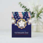 Veteranen-Tag Postkarte (Stehend Vorderseite)