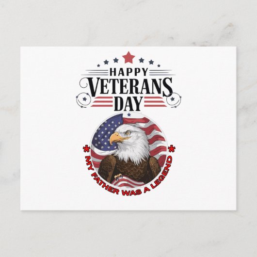 Veteranen-Tag Postkarte (Vorderseite)