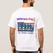 Veteranen-Tag T-Shirt (Rückseite)