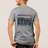 Veteranen-Tag Tri-Blend Shirt (Rückseite)