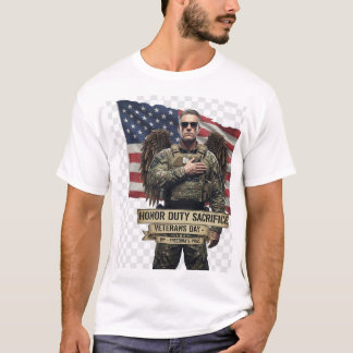 Veteranen-Tag-Tribut – Ehre, Pflicht, Opfer T-Shirt