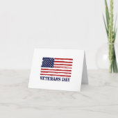 Veteranen-Tag und Morgencode Dankeskarte (Vorderseite)