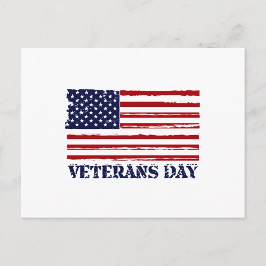 Veteranen-Tag und Morgencode Postkarte (Vorderseite)