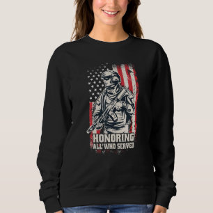 Veteranen Tag Vielen Dank, dass Sie die Veteranen Sweatshirt