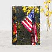 Veteranen-Tageskarte Karte (Gelbe Blume)