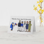 Veteranen-Tageskarte mit allen Service-Zweigstelle Karte (Gelbe Blume)