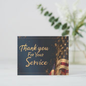 Veteranen-Tagespostkarte Feiertagspostkarte (Stehend Vorderseite)