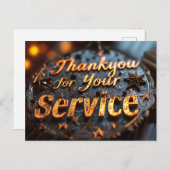 Veteranen-Tagespostkarte Feiertagspostkarte (Vorne/Hinten)