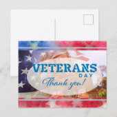 Veteranen-Tagespostkarte Postkarte (Vorne/Hinten)