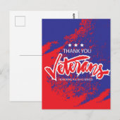 Veteranen-Tagespostkarte Postkarte (Vorne/Hinten)