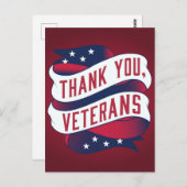 Veteranen-Tagespostkarte Postkarte (Vorne/Hinten)