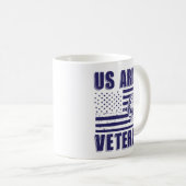 Veteranen-Tasse | Patriotischer Kaffee-Cup für das Kaffeetasse (VorderseiteRechts)