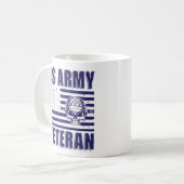 Veteranen-Tasse | Patriotischer Kaffee-Cup für das Kaffeetasse (Vorderseite Links)
